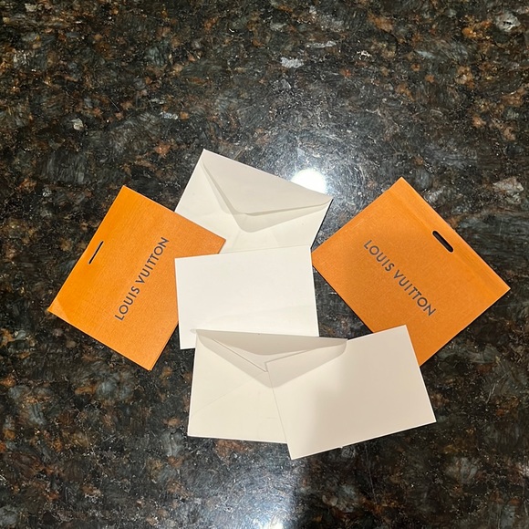Louis Vuitton Other Louis Vuitton Gift Cards 2 Cards Authentic